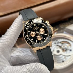 Rolex Nam Rep 11 Cosmograph Daytona Mặt Đen Viền Gốm Ceramic BT Factory 40mm (2)