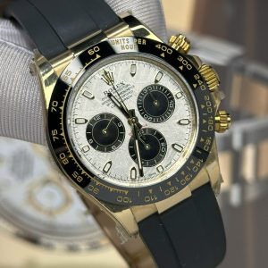 Rolex Rep 11 Cosmograph Daytona Mặt Thiên Thạch Dây Cao Su 40mm (2)