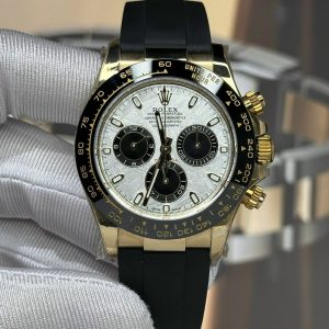 Rolex Rep 11 Cosmograph Daytona Mặt Thiên Thạch Dây Cao Su 40mm (2)