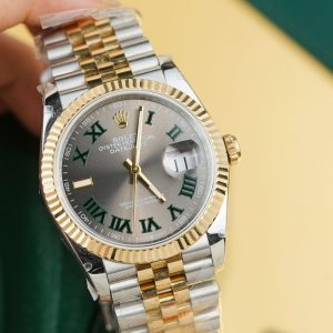Rolex Rep 11 DateJust 126231 Mặt Số Wimbledon Bọc Vàng Thật GM Factory 36mm (2)