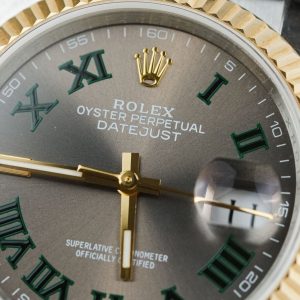 Rolex Rep 11 DateJust 126231 Mặt Số Wimbledon Bọc Vàng Thật GM Factory 36mm (2)