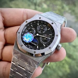Đồng Hồ Audemars Piguet Royal Oak 26574ST Mặt Số Đen Replica 11 41mm (4)