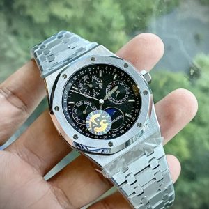 Đồng Hồ Audemars Piguet Royal Oak 26574ST Mặt Số Đen Replica 11 41mm (5)