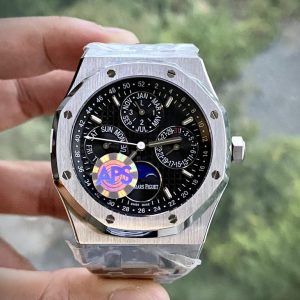 Đồng Hồ Audemars Piguet Royal Oak 26574ST Mặt Số Đen Replica 11 41mm (6)