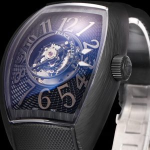 Đồng Hồ Franck Muller Grand Central Tourbillon Chế Tác Sợi Carbon 45mm (9)
