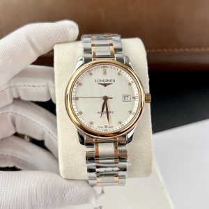 Đồng Hồ Longines Master Máy Cơ Thuỵ Sỹ Màu Demi Vàng Hồng 38 (1)