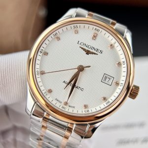 Đồng Hồ Longines Master Máy Cơ Thuỵ Sỹ Màu Demi Vàng Hồng 38 (1)
