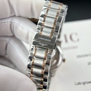 Đồng Hồ Longines Master Máy Cơ Thuỵ Sỹ Màu Demi Vàng Hồng 38 (1)