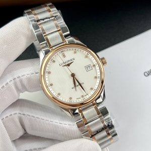 Đồng Hồ Longines Master Máy Cơ Thuỵ Sỹ Màu Demi Vàng Hồng 38 (1)