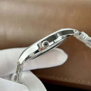 Đồng Hồ Longines Master Replica Cao Cấp Mặt Số Trắng Dây Thép 38 (2)