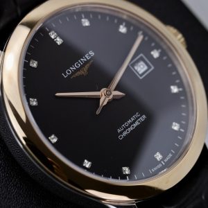 Đồng Hồ Longines Record Nam Dây Da Máy Cơ Automatic Thuỵ Sỹ Replica (1)