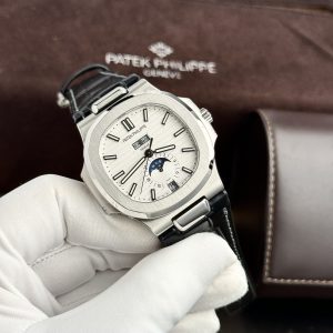 Đồng Hồ Patek Philippe Fake 11 Nautilus 5726 Nam Dây Da Nhà Máy GR 40 (8)