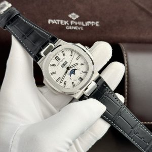 Đồng Hồ Patek Philippe Fake 11 Nautilus 5726 Nam Dây Da Nhà Máy GR 40 (8)