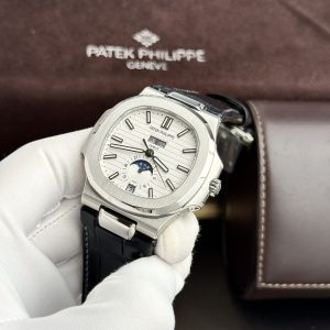 Đồng Hồ Patek Philippe Fake 11 Nautilus 5726 Nam Dây Da Nhà Máy GR 40 (8)