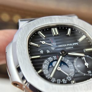 Đồng Hồ Patek Philippe Nautilus 5712G Chế Tác Cao Cấp Nhất Mặt Xanh PPF V2 40mm (10)