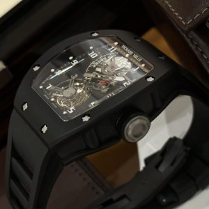 Đồng Hồ Richard Mille RM001 Tourbillon Gốm Đen Replica Cao Cấp Nhất 42mm (6)
