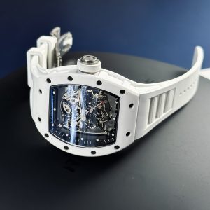 Richard Mille Rep 1:1 RM055 Ceramic Bubba Watson Màu Trắng Nhà Máy BBR