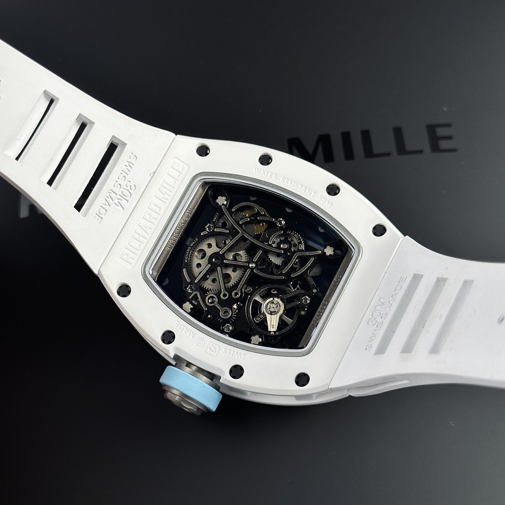 Đồng Hồ Richard Mille Rep 1:1 RM055 Ceramic Bubba Wasson Màu Xanh Nhà Máy BBR Đồng Hồ Richard Mille Rep 1:1 RM055 Ceramic Bubba Wasson Màu Xanh Nhà Máy BBR