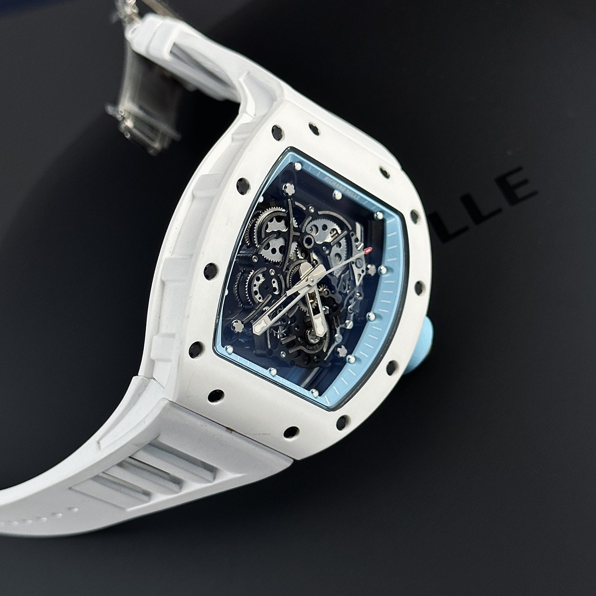 Đồng Hồ Richard Mille Rep 1:1 RM055 Ceramic Bubba Wasson Màu Xanh Nhà Máy BBR Đồng Hồ Richard Mille Rep 1:1 RM055 Ceramic Bubba Wasson Màu Xanh Nhà Máy BBR