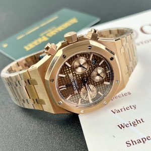 Đồng Hồ Audemars Piguet Chế Tác Royal Oak 26331OR Mặt Chocolate Nhà Máy ZF 41mm (9)