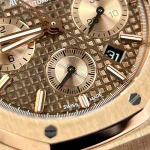 Đồng Hồ Audemars Piguet Chế Tác Royal Oak 26331OR Mặt Chocolate Nhà Máy ZF 41mm (9)