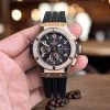 Đồng Hồ Hublot Chế Tác Big Bang Chronograph King Gold Viền Đính Đá 44mm (5)
