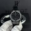 Đồng Hồ Hublot Chế Tác Vỏ Gốm Đen Đính Đá Tinh Chỉnh Máy SW300 Nhà Máy JJZ 42mm (1)