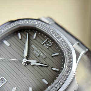 Đồng Hồ Patek Philippe Nautilus 7118 Nữ Đính Đá Mặt Số Xám Nhà Máy 3K 35 (1)