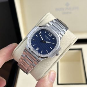 Đồng Hồ Patek Philippe Nữ Nautilus 7118 Đính Đá Mặt Xanh Nhà Máy 3K 35 (1)
