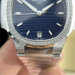 Đồng Hồ Patek Philippe Nữ Nautilus 7118 Đính Đá Mặt Xanh Nhà Máy 3K 35 (1)