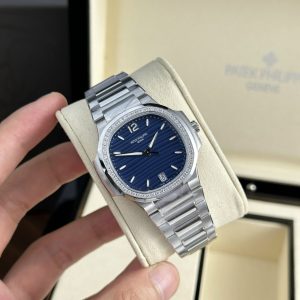 Đồng Hồ Patek Philippe Nữ Nautilus 7118 Đính Đá Mặt Xanh Nhà Máy 3K 35 (4)