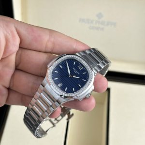 Đồng Hồ Patek Philippe Nữ Nautilus 7118 Đính Đá Mặt Xanh Nhà Máy 3K 35 (4)