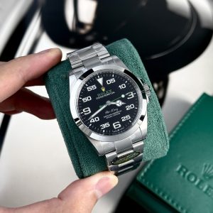 Đồng Hồ Rolex Chế Tác Air King 126900 Nhà Máy Clean Cao Cấp Nhất 40mm (9)