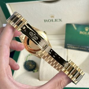 Đồng Hồ Rolex Chế Tác Bọc Vàng 18K Day-Date 228238 Yellow Gold 178 Grams GM Factory 40mm (11)