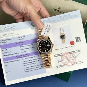 Đồng Hồ Rolex Chế Tác Bọc Vàng Day-Date 228235 Mặt Nham Thạch Nhà Máy GM 178 Grams 40mm (1)