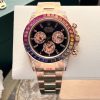 Đồng Hồ Rolex Chế Tác Daytona Rainbow 116595 Nhà Máy Noob Cao Cấp Nhất 40mm (10)