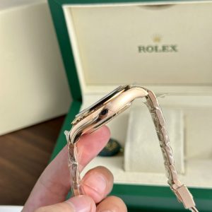 Đồng Hồ Rolex Cosmograph Daytona 116505 Chế Tác Cọc Số Đá Baguette Nhà Máy Clean 40mm (11)