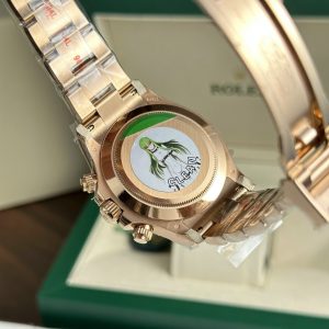 Đồng Hồ Rolex Cosmograph Daytona 116505 Chế Tác Cọc Số Đá Baguette Nhà Máy Clean 40mm (11)