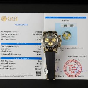 Đồng Hồ Rolex Daytona Mặt Khảm Trai Tím Cọc Số Moissanite BTF 40mm (12)