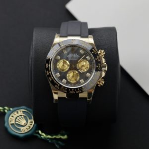 Đồng Hồ Rolex Daytona Mặt Khảm Trai Tím Cọc Số Moissanite BTF 40mm (12)
