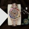 Đồng Hồ Rolex Daytona Rainbow Chế Tác Full Đá CZ Replica Cao Cấp Nam 40mm (1)