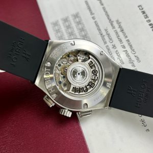 Đồng Hồ Hublot Chế Tác Classic Fusion Chronograph Nhà Máu HB Màu Đen 42mm (1)