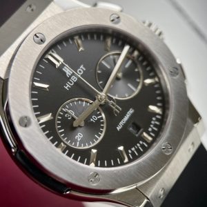 Đồng Hồ Hublot Chế Tác Classic Fusion Chronograph Nhà Máu HB Màu Đen 42mm (1)