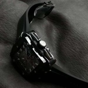 Đồng Hồ Hublot Chế Tác Gốm Đen Square Bang Unico Chronograph Nhà Máy BBF 42mm (1)