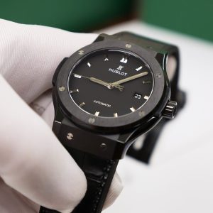 Đồng Hồ Hublot Nam Rep 1:1 Vỏ Gốm Đen Máy Tinh Chỉnh SW300 JJZ Factory 42mm (1)