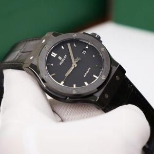 Đồng Hồ Hublot Nam Rep 1:1 Vỏ Gốm Đen Máy Tinh Chỉnh SW300 JJZ Factory 42mm (1)