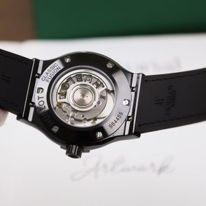 Đồng Hồ Hublot Nam Rep 11 Vỏ Gốm Đen Máy Tinh Chỉnh SW300 JJZ Factory 42mm (1)