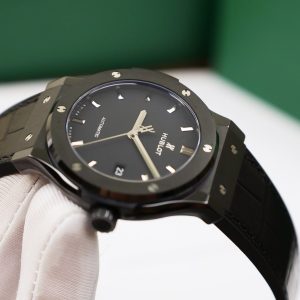 Đồng Hồ Hublot Nam Rep 11 Vỏ Gốm Đen Máy Tinh Chỉnh SW300 JJZ Factory 42mm (1)