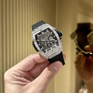 Đồng Hồ Hublot Spirit Of Big Bang Màu Đen Chronograph Titanium Replica Cao Cấp 42mm (1)