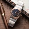 Đồng Hồ Omega Constellation Chế Tác Mặt Số Màu Chocolate Nhà Máy VS 41mm